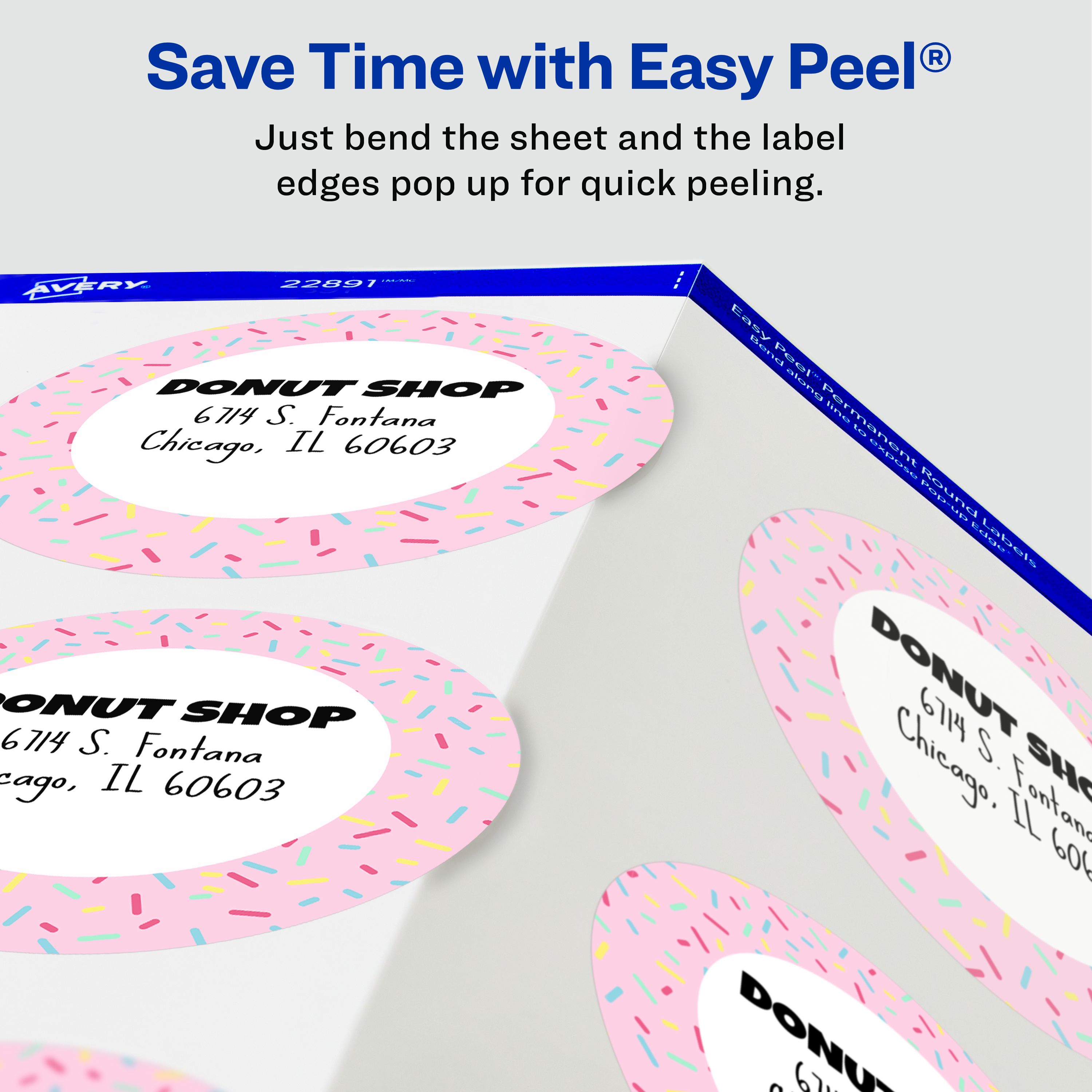 Glossy White Labels, 3